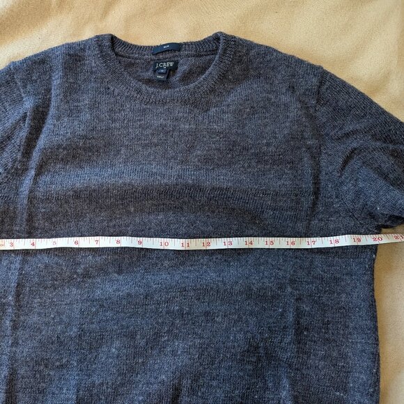 J Crew Rugged Elbow Patch Sweater - Picture 2 of 7